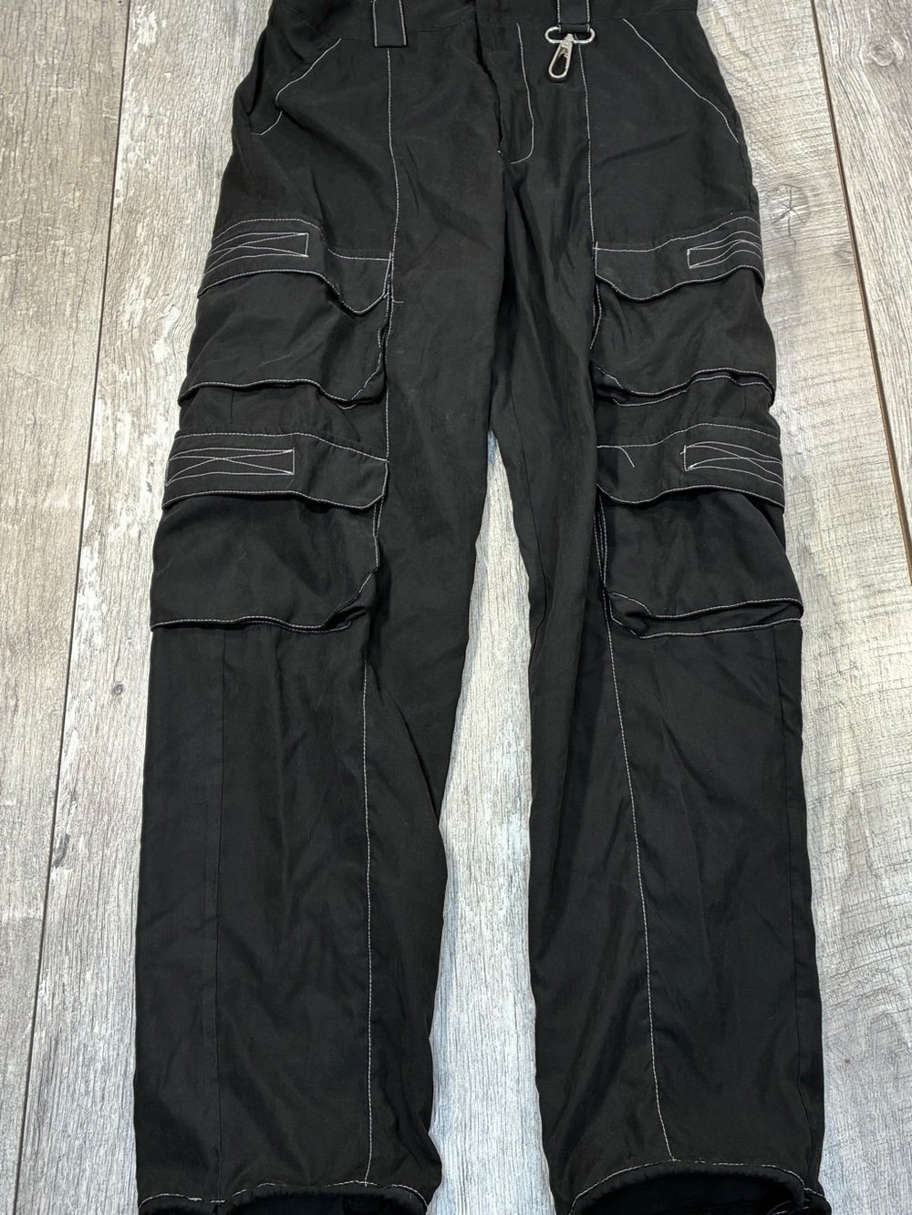 The ragged priest black utility/cargo trousers pants size 34 but fits slim 32